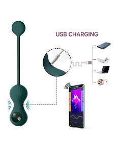 Комплект тренажер + вагинальный шарик Magic Motion Crystal Duo со смарт-управлением